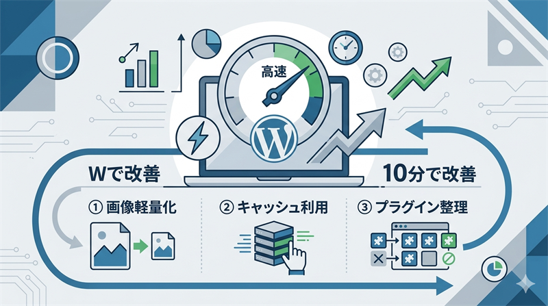 WordPressの表示速度を10分で改善する方法